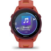 Смарт часовник Garmin Forerunner 170 Music, 43 мм, червен/оранжев на супер цени