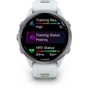 Смарт часовник Garmin Forerunner 970, 47 мм, бял/жълт на супер цени