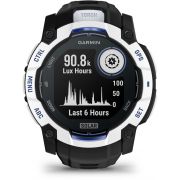 Смарт часовник Garmin Instinct 3 Solar Limited Edition, 50 мм, черен/бял на супер цени
