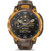Смарт часовник Garmin Instinct Crossover AMOLED, 46 мм, бронз/жълт на супер цени