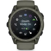 Смарт часовник Garmin Tactix 8 AMOLED Cerakote, 51 мм, тъмнозелен на супер цени