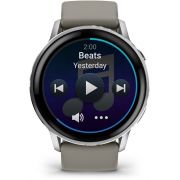 Смарт часовник Garmin Venu 4, 45 мм, сив/сребрист на супер цени