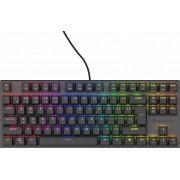 Геймърска клавиатура Genesis Thor 303 TKL RGB, черен на супер цени
