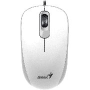 Мишка Genius DX-110, бял на супер цени