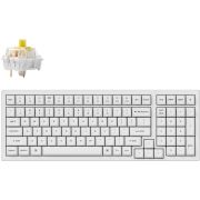 Безжична геймърска клавиатура Keychron K4 Pro QMK/VIA, бял на супер цени