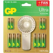 Комплект алкални батерии  GP Ultra Summer Pack с вентилатор на супер цени