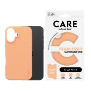 Гръб PanzerGlass Care Fashionable за Apple iPhone 16, оранжев на супер цени