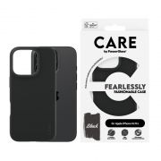 Гръб PanzerGlass Care Fashionable за Apple iPhone 16 Pro, черен на супер цени