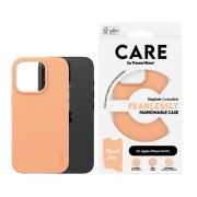 Гръб  PanzerGlass Care Fearlessly Fashionable MagSafe за Apple iPhone 16 Pro, оранжев на супер цени