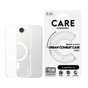 Гръб PanzerGlass CARE Urban Combat MagSafe за Apple iPhone 16e/17e, прозрачен/бял на супер цени