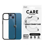 Гръб PanzerGlass Care Urban Combat за Apple iPhone 13/14, прозрачен/черен на супер цени