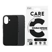 Гръб PanzerGlass Care Double Defence за Apple iPhone 16, черен на супер цени