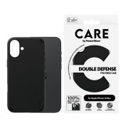 Гръб PanzerGlass Care Double Defence за Apple iPhone 16 Plus, черен на супер цени