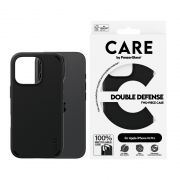 Гръб PanzerGlass Care Double Defence за Apple iPhone 16 Pro, черен на супер цени