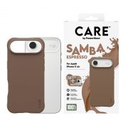 Гръб PanzerGlass Care Samba за Apple iPhone Air, кафяв на супер цени