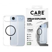 Гръб PanzerGlass Care Urban Explorer за Apple iPhone Air, прозрачен/черен на супер цени