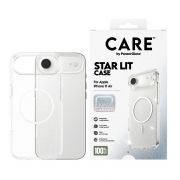 Гръб PanzerGlass Care Star Lit за Apple iPhone Air, прозрачен/бял на супер цени