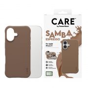 Гръб PanzerGlass Care Samba за Apple iPhone 17, кафяв на супер цени