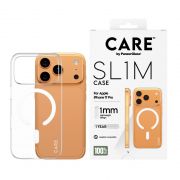 Гръб  PanzerGlass Care SuperSlim за Apple iPhone 17 Pro, прозрачен/бял на супер цени