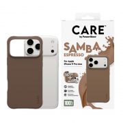 Гръб PanzerGlass Care Samba за Apple iPhone 17 Pro Max, кафяв на супер цени