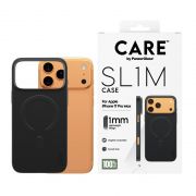 Гръб  PanzerGlass Care SuperSlim за Apple iPhone 17 Pro Max, черен на супер цени