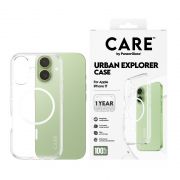 Гръб PanzerGlass Care Urban Explorer за Apple iPhone 17, прозрачен/бял на супер цени
