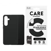 Гръб PanzerGlass Care Fearlessly Fashionable Magnetic QI за Samsung Galaxy S24, черен на супер цени
