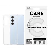 Гръб PanzerGlass Care Urban Combat за Samsung Galaxy S24 FE, прозрачен на супер цени