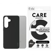 Гръб PanzerGlass Care Rearlessly Fashionable Magnetic QI за Samsung Galaxy S25, черен на супер цени
