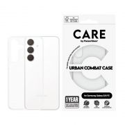 Гръб  PanzerGlass Care Urban Combat за Samsung Galaxy S25 FE, прозрачен на супер цени