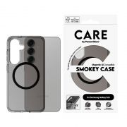 Гръб PanzerGlass Care Smokey за Samsung Galaxy S25, черен на супер цени
