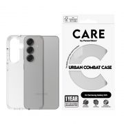 Гръб PanzerGlass Care Urban Combat за Samsung Galaxy S25, прозрачен на супер цени