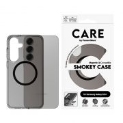 Гръб PanzerGlass Care Smokey за Samsung Galaxy S25+, черен на супер цени