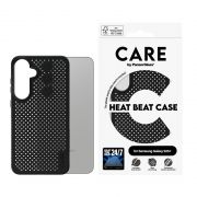 Гръб PanzerGlass Care Heat Beat за Samsung Galaxy S25 +, черен на супер цени