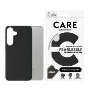 Гръб PanzerGlass Care Rearlessly Fashionable Magnetic QI за Samsung Galaxy S25+, черен на супер цени
