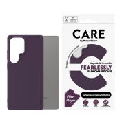 Гръб PanzerGlass Care Rearlessly Fashionable Magnetic QI за Samsung Galaxy S25 Ultra, лилав на супер цени