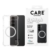 Гръб PanzerGlass CARE Samba за Samsung Galaxy S26, прозрачен/бял на супер цени