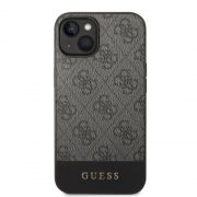Гръб GUESS 4G Stripe за Apple iPhone 14 Plus, сив на супер цени