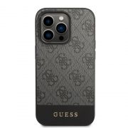 Гръб GUESS 4G Stripe за Apple iPhone 14 Pro Max, сив на супер цени