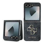 Гръб GUESS 4G Metal Logo за Samsung Galaxy Z Flip 6, черен на супер цени