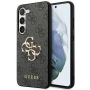 Гръб  GUESS 4G Metal Logo за Samsung Galaxy S24 Plus, сив на супер цени