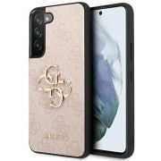 Гръб  GUESS 4G Metal Logo за Samsung Galaxy S23, розов на супер цени