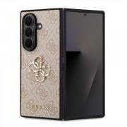 Гръб GUESS 4G Metal Logo за Samsung Galaxy Z Fold 7, розов на супер цени