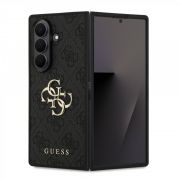 Гръб GUESS 4G Metal Logo за Samsung Galaxy Z Fold 7, сив на супер цени