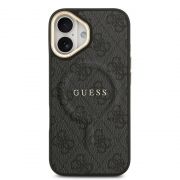 Гръб GUESS 4G Gold Frame MagSafe за Apple iPhone 17, черен на супер цени