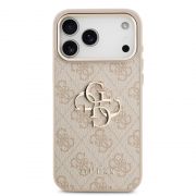Гръб GUESS 4G Metal Logo за Apple iPhone 17 Pro Max, розов на супер цени