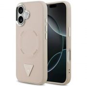 Гръб GUESS Triangle Logo за Apple iPhone 17, розов на супер цени