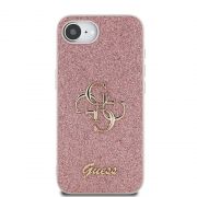 Гръб  GUESS Fixed Glitter а Apple iPhone 16e/17e, розов на супер цени