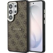 Гръб  GUESS 4G Gold Frame за Samsung Galaxy S26 Ultra, кафяв на супер цени