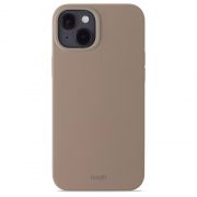 Гръб Holdit Silicone за Apple iPhone 15 Plus, кафяв на супер цени
